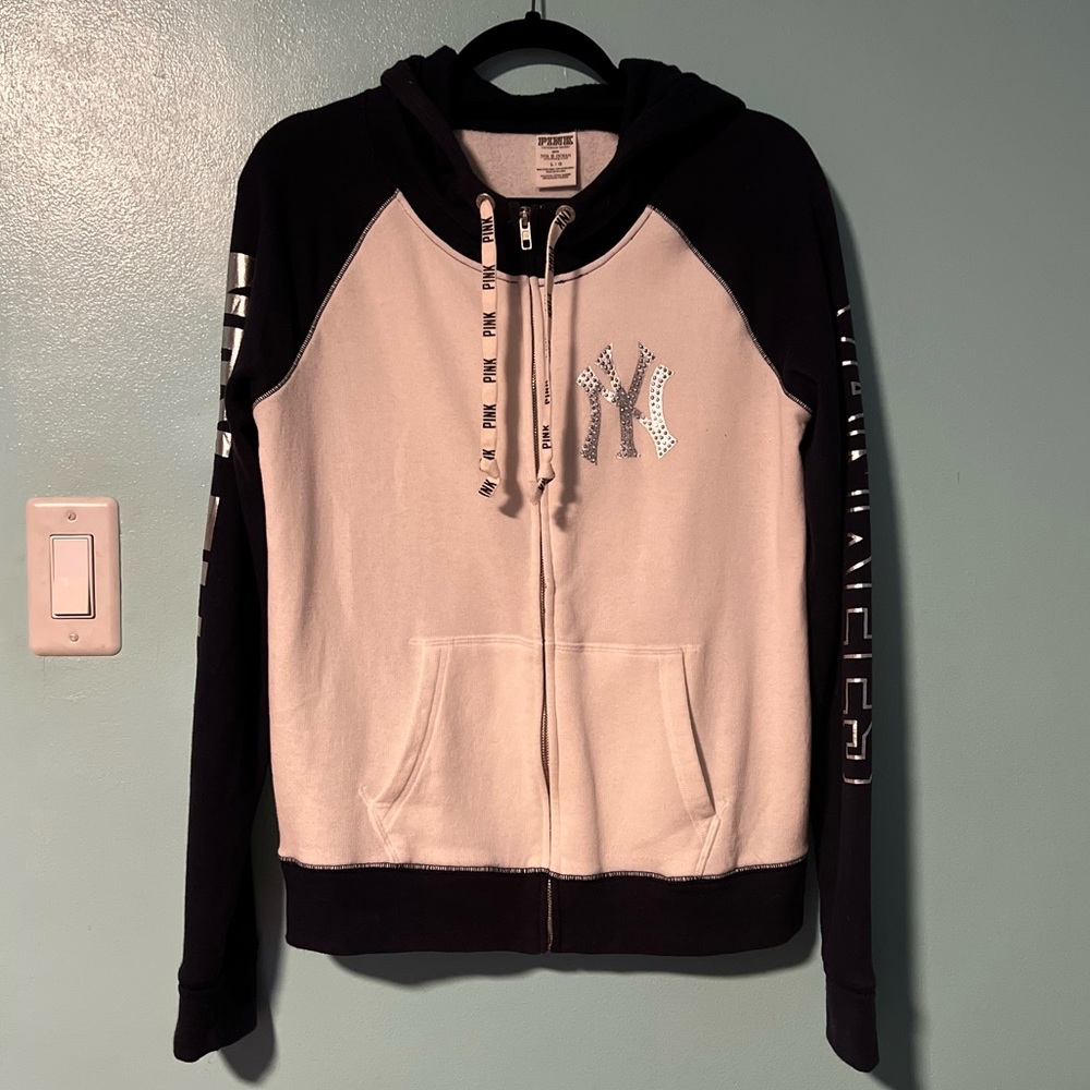 PINK Victoria Secret New York Yankees Hoodie L